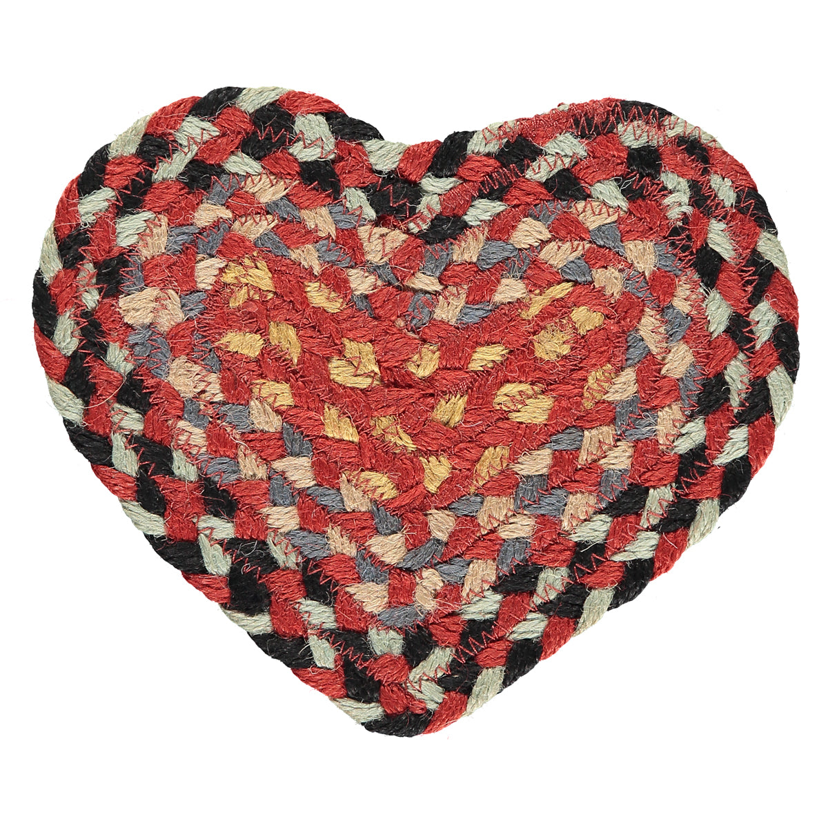 Jute Heart Coasters