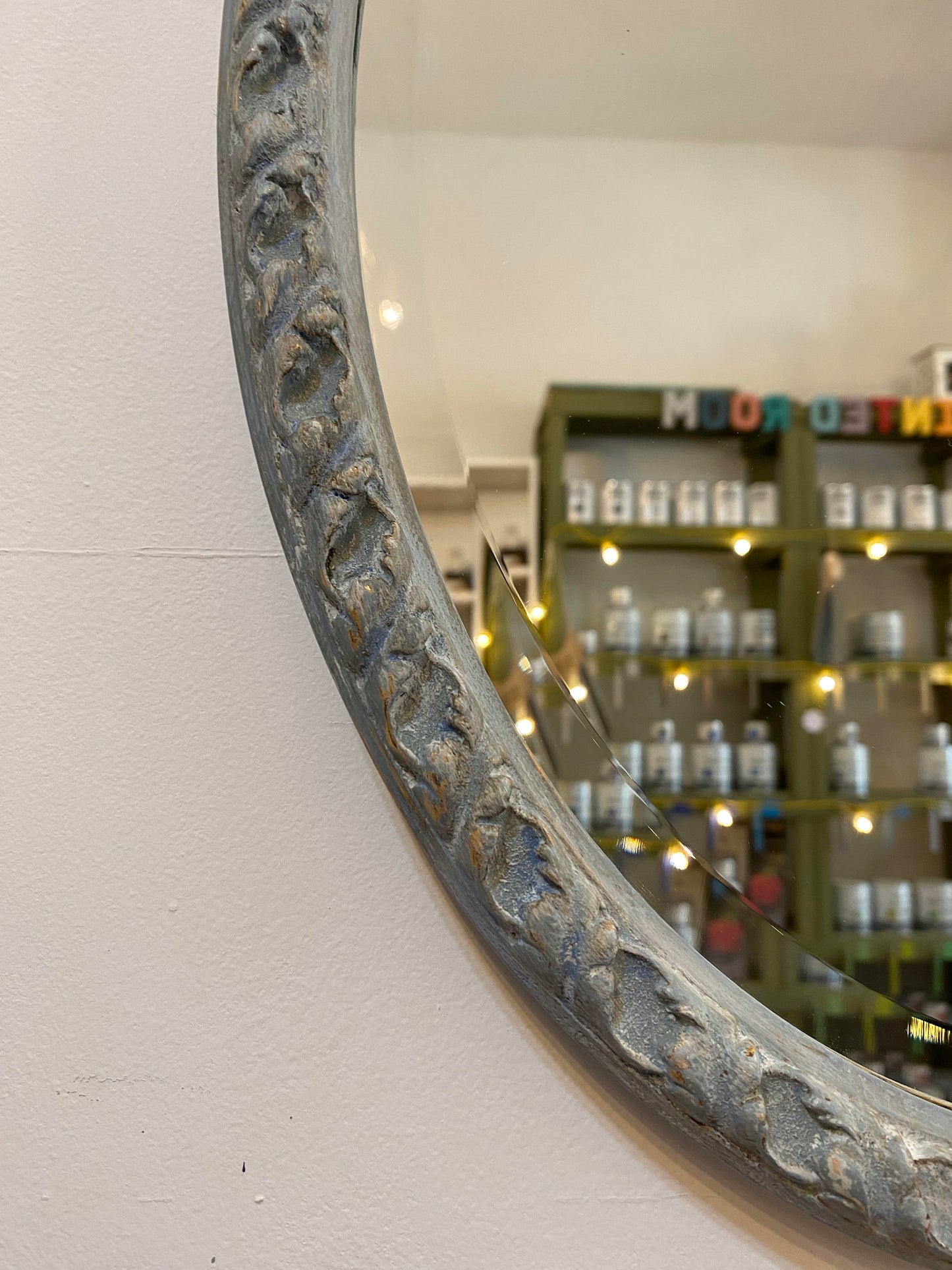 Decorative Oval Bevelled Mirror