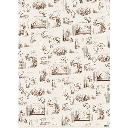 Edward Bear Gift Wrap