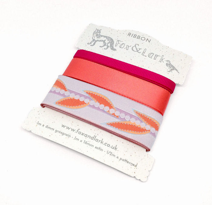Fox and Lark Ribbon