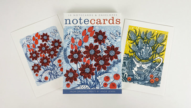 Frost Flowers and Sea Holly Notecards