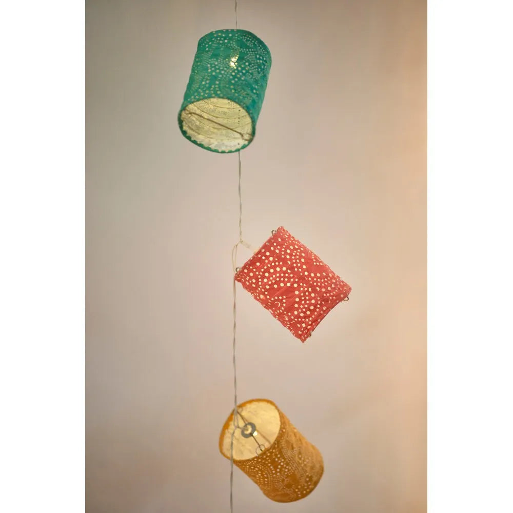 Solar Cylinder Lantern Chain