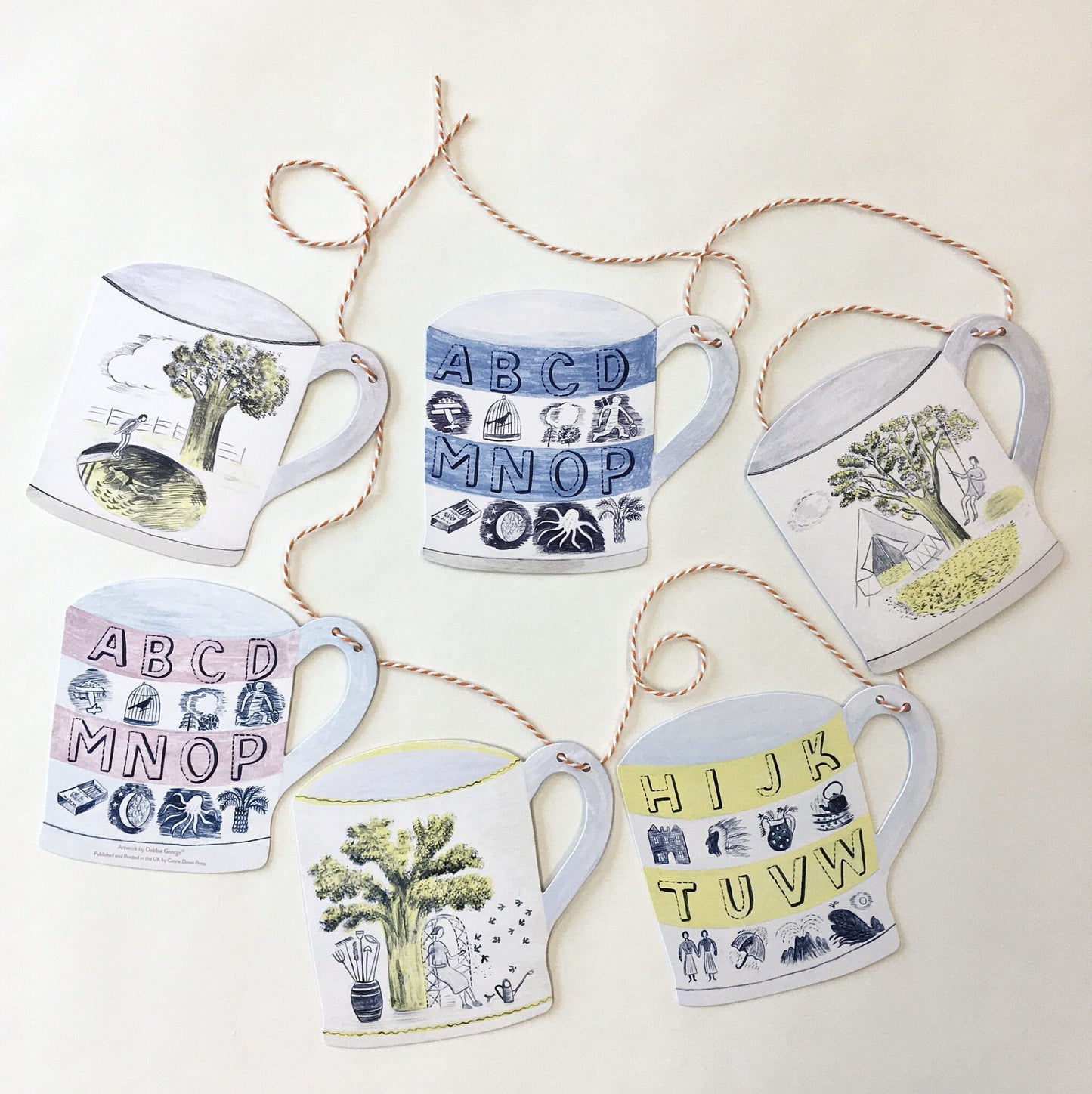Pottery Cups Garland