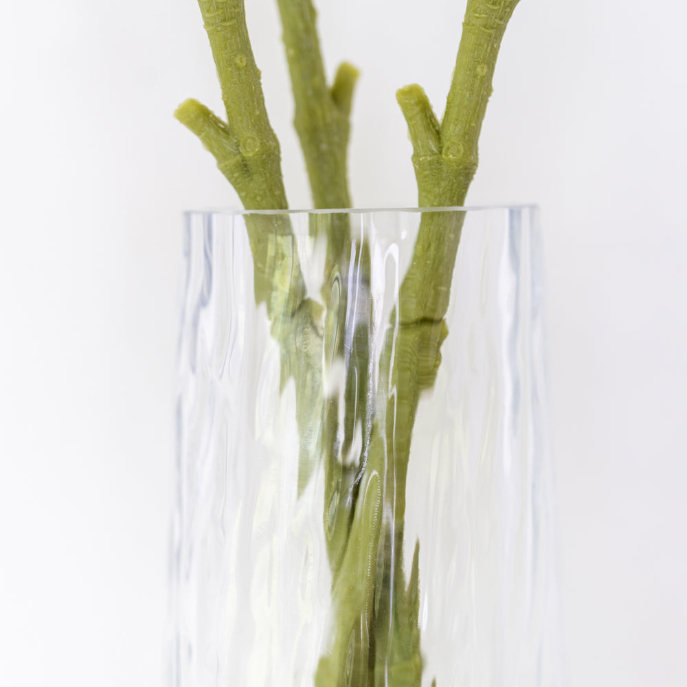 Ripple Vase Clear Glass