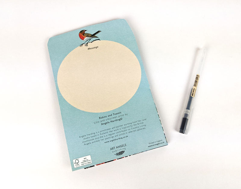 Robins & Teasels 3D Card