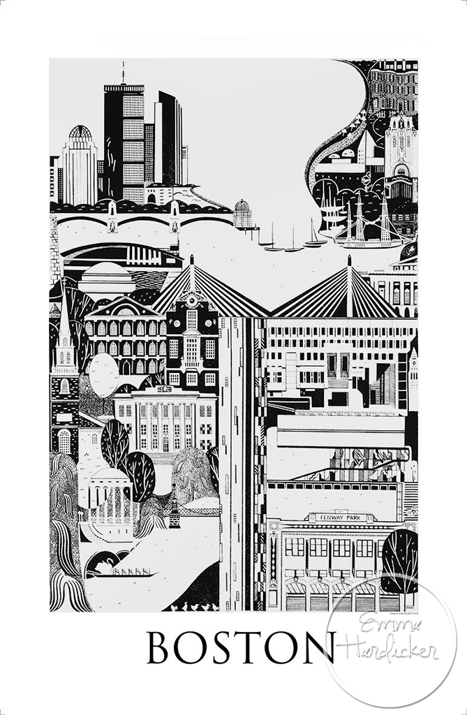 Cityscapes - Giclee Prints by Emma Hardicker
