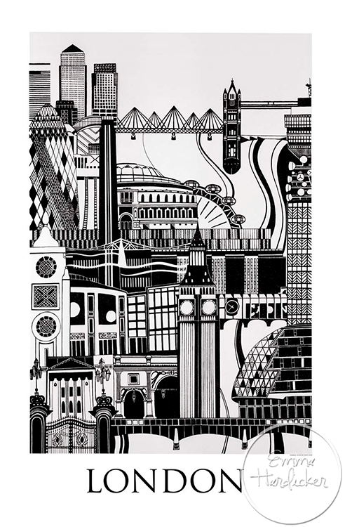 Cityscapes - Giclee Prints by Emma Hardicker