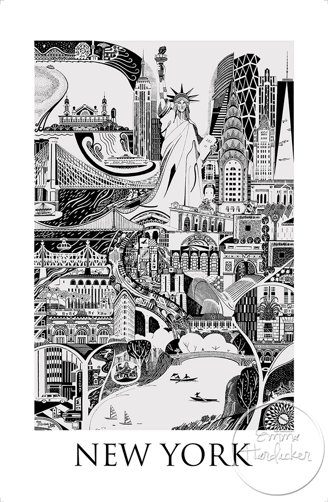 Cityscapes - Giclee Prints by Emma Hardicker