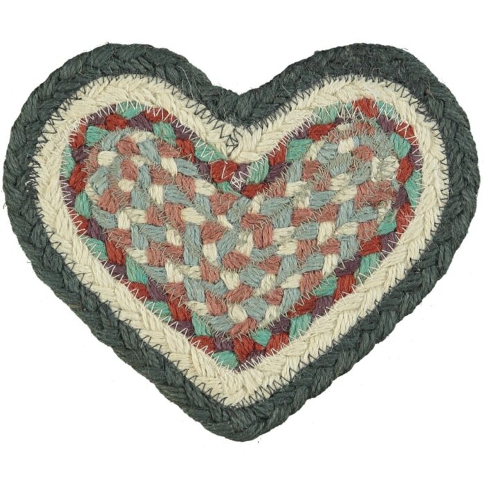 Jute Heart Coasters