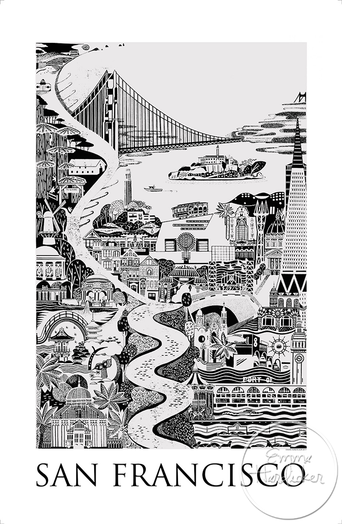 Cityscapes - Giclee Prints by Emma Hardicker