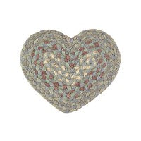 Jute Heart Coasters