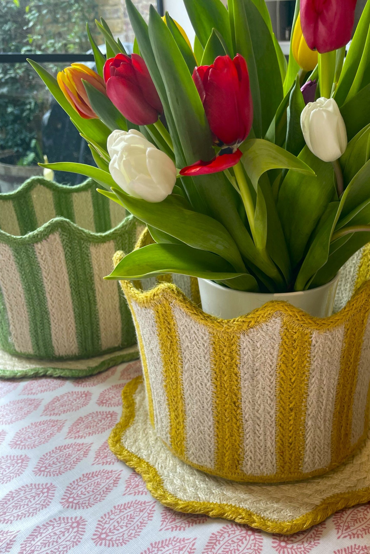 Tulip Jute Baskets