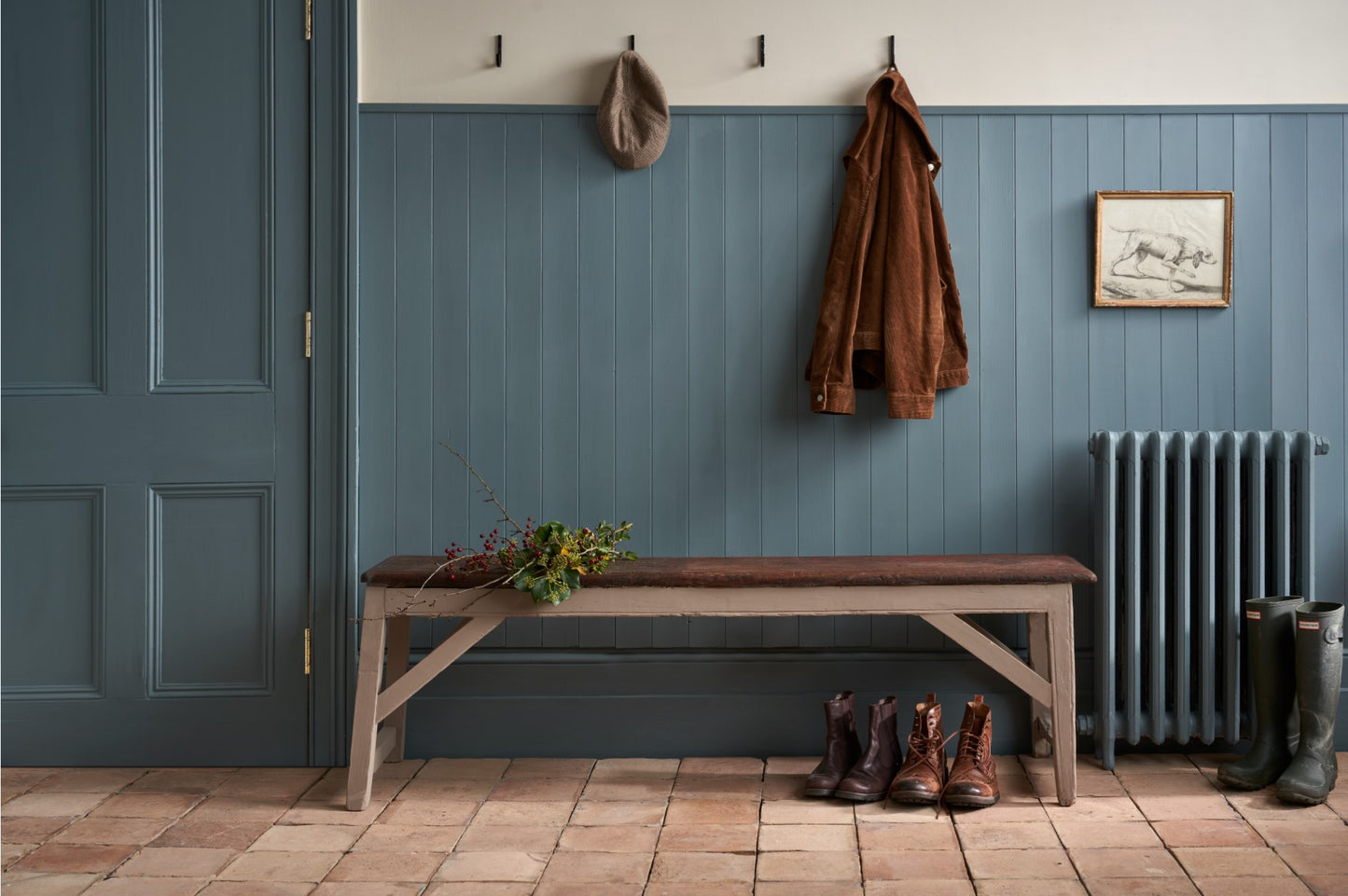 Cambrian Blue Satin Paint Boot Room