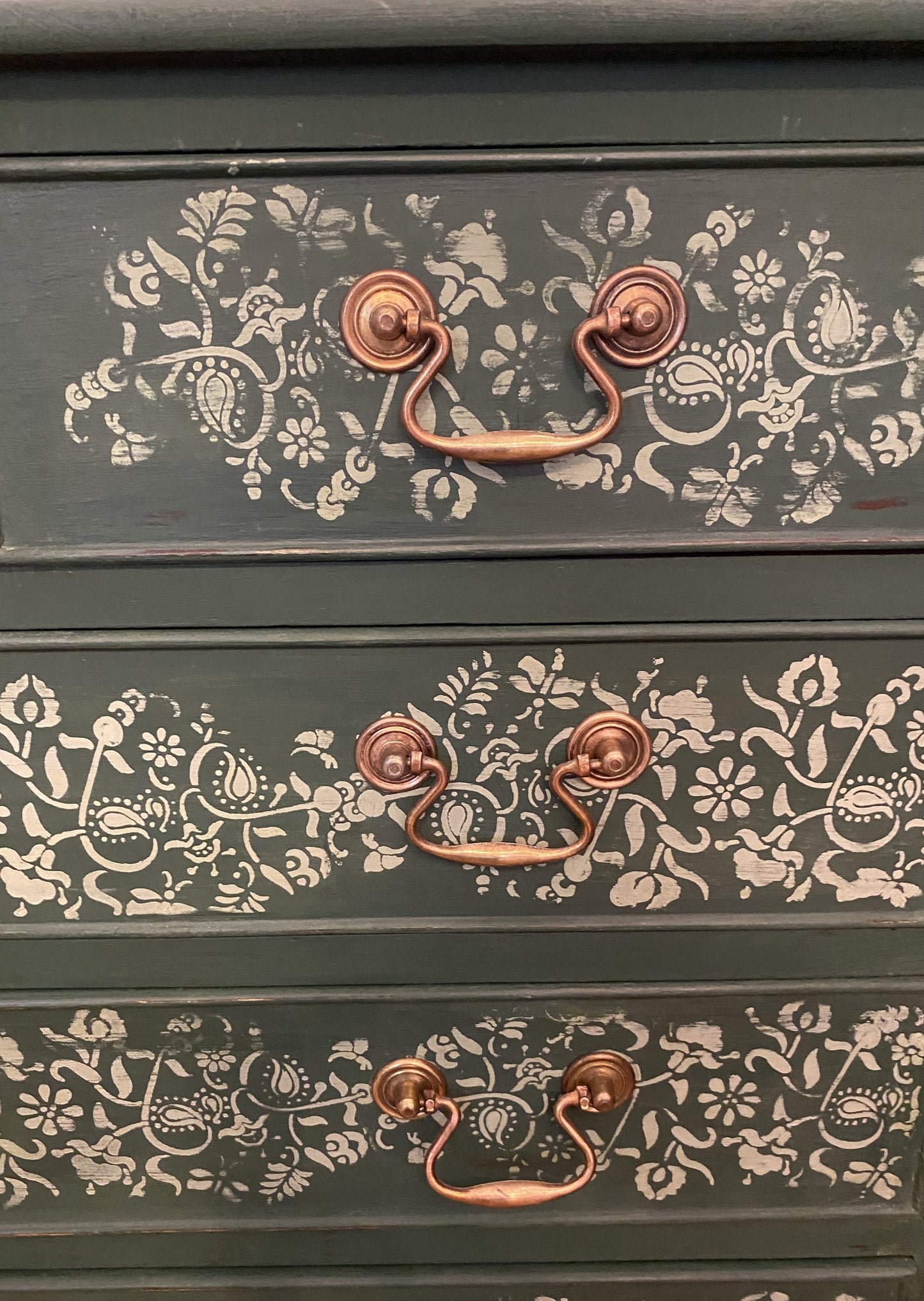 Chest of Drawers Painted in Amsterdam Green Chalk Paint