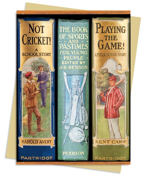 Book Spines Boys Sports Card
