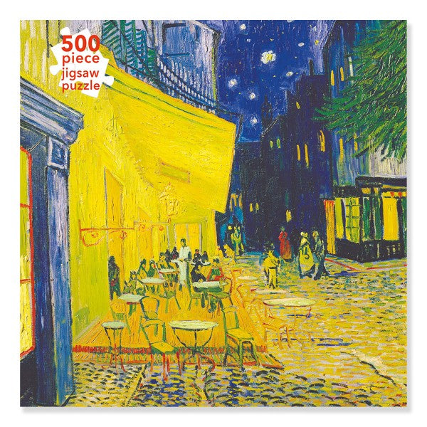 Cafe Terrace at Night 500 Piece Jigsaw Puzzle