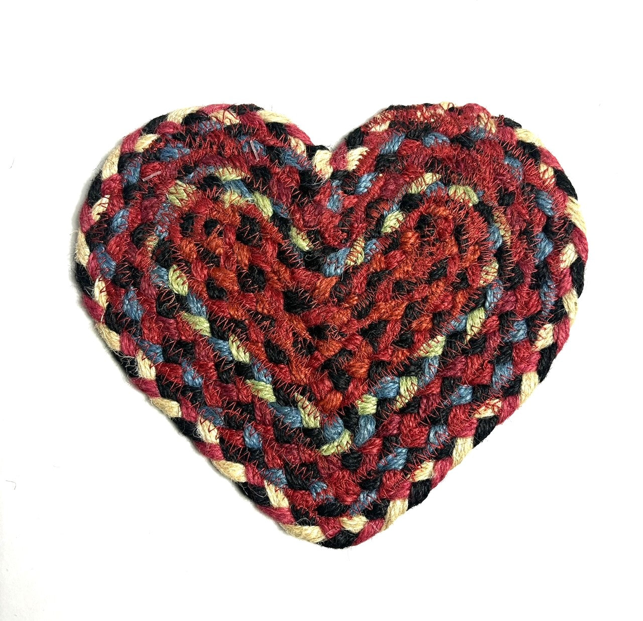 Jute Heart Coasters