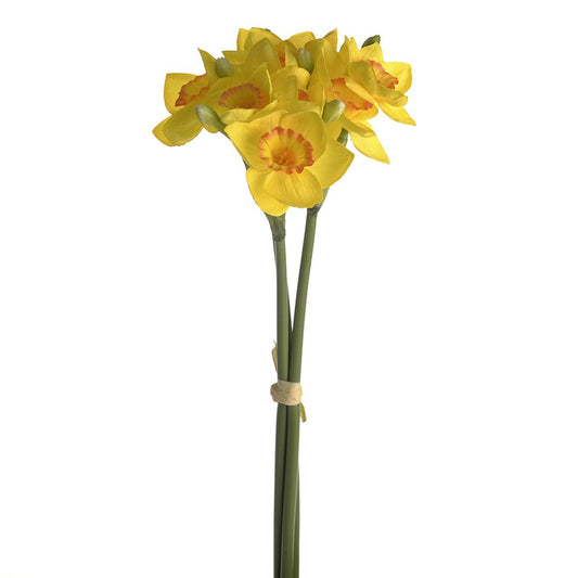 Daffodil Bunch Yellow and Orange 42cm