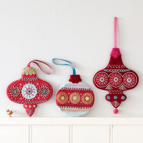 Flat Bauble Embroidery KIt