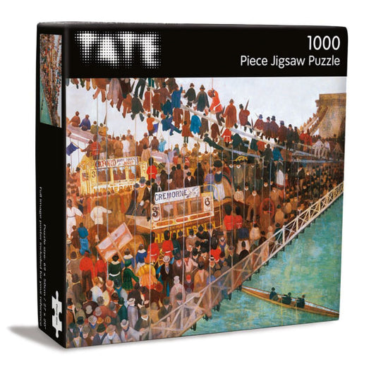 Hammersmith Bridge on Boat Race Day 1862 - 1000 Piece Puzzle