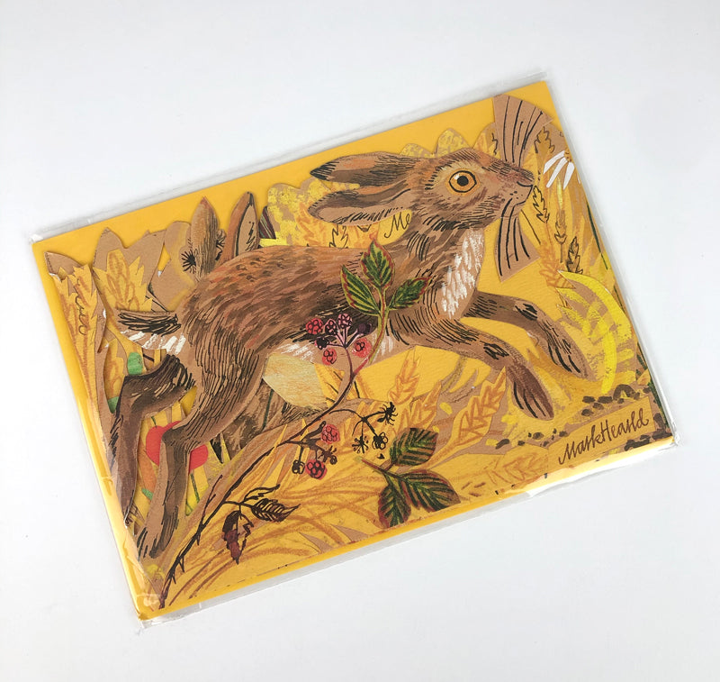 Hares 3D Card