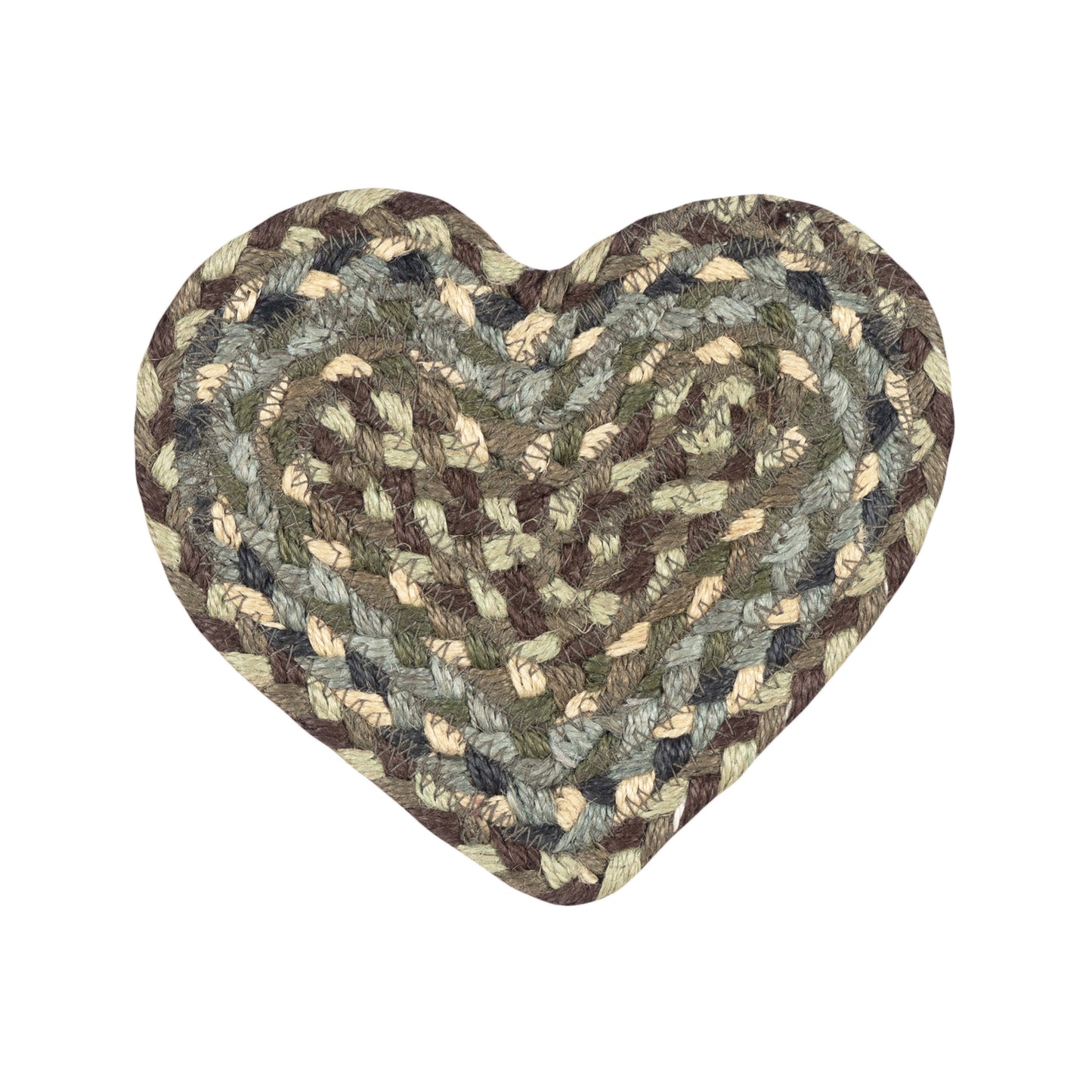 Jute Heart Coasters