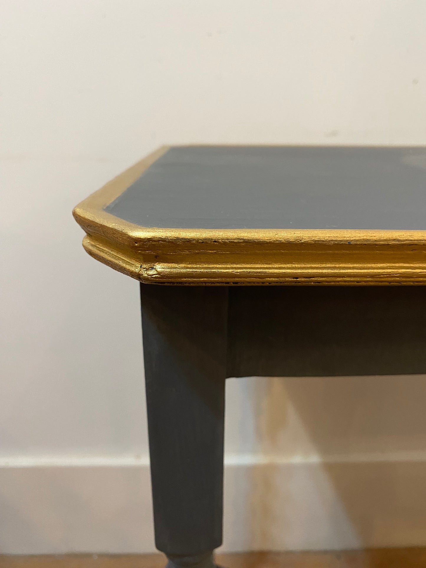 Graphite Occasional Table Painted in Graphite Chalk Paint