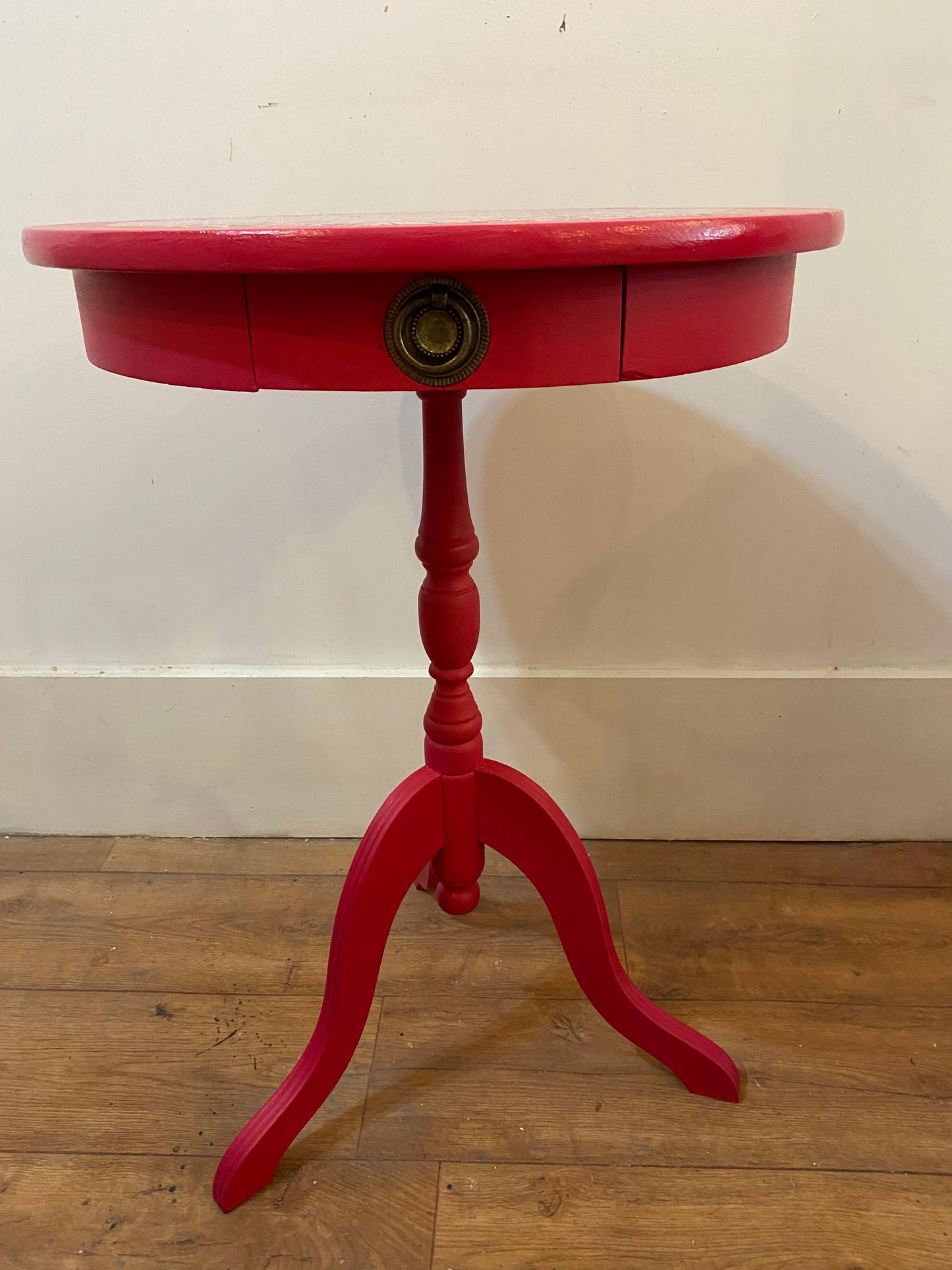 Capri Pink Pedestal Table