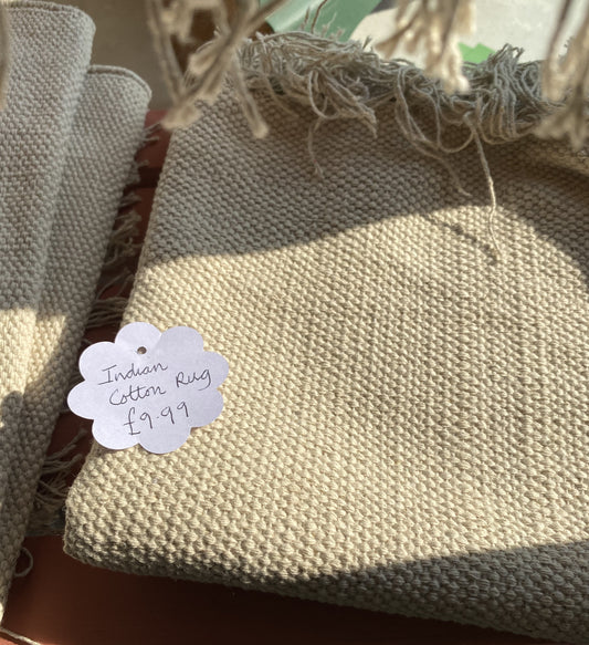 Indian Cotton Dhurrie Rugs