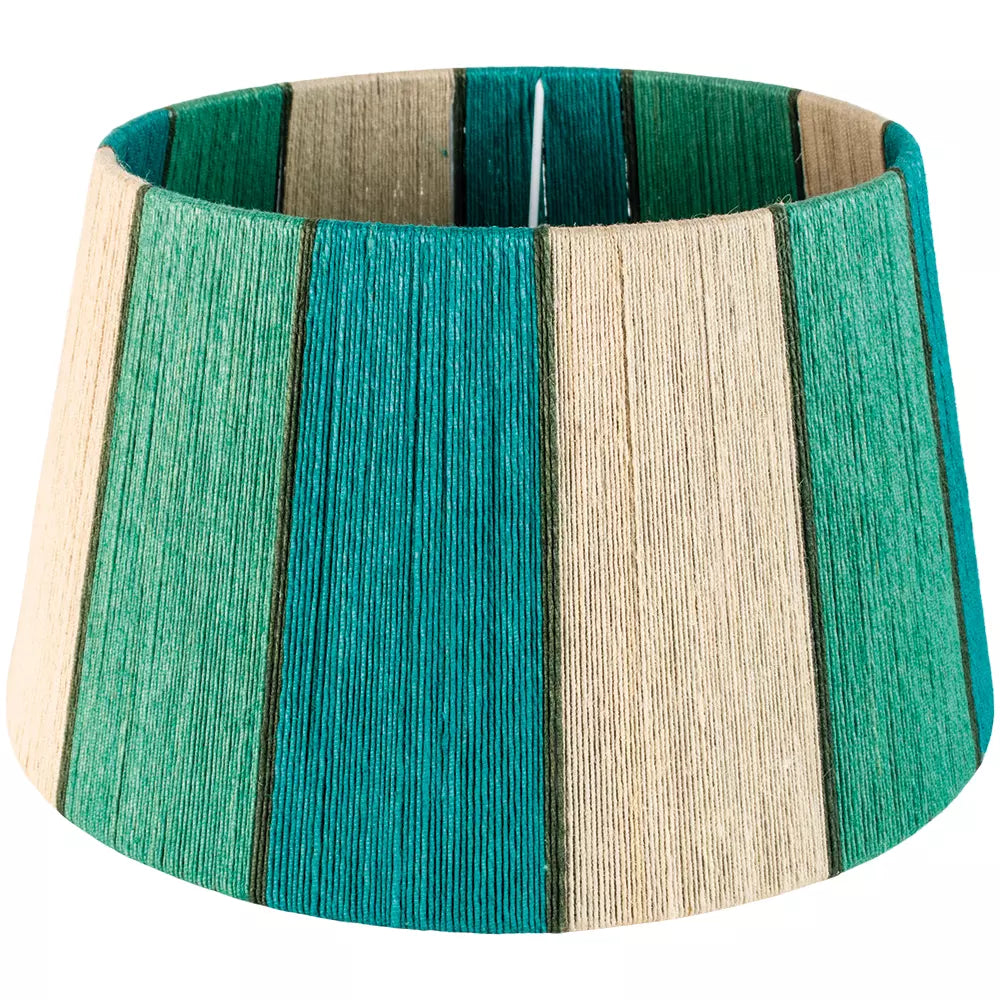 Jute String Lampshade Green