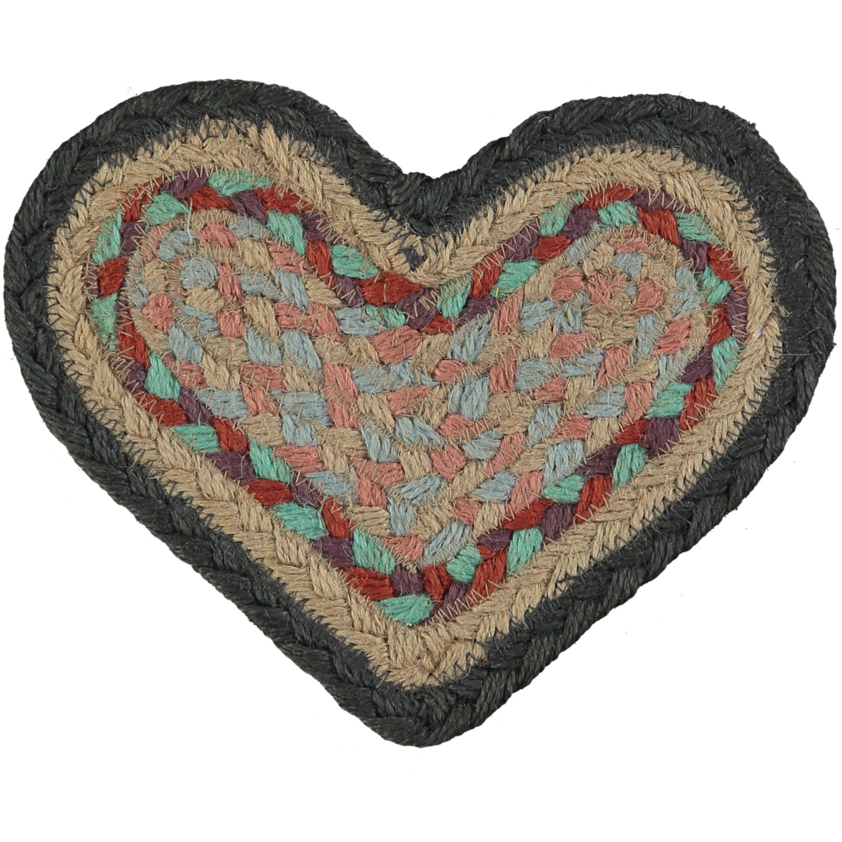 Jute Heart Coasters