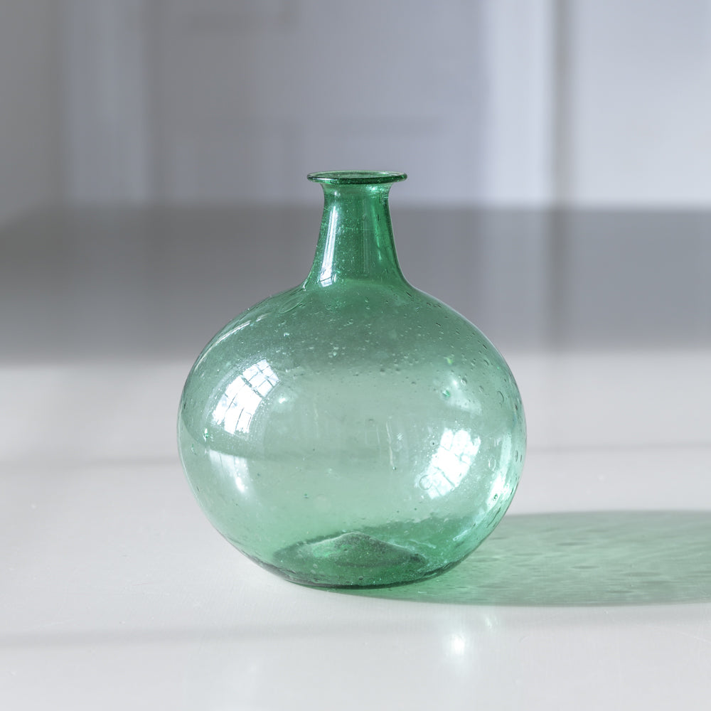 Recycled Bubble Glass Vase Small