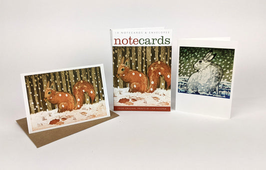 Red Squirrel - Mountain Hare Notecards