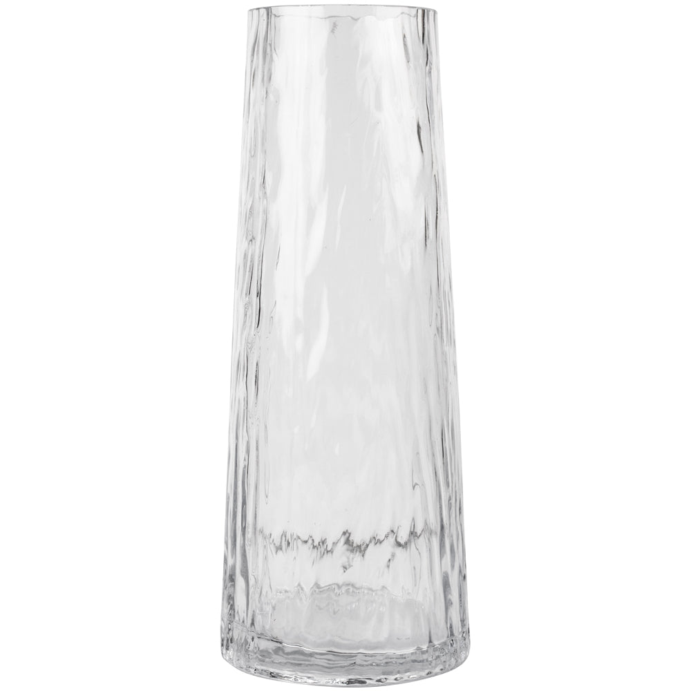 Ripple Vase Clear Glass