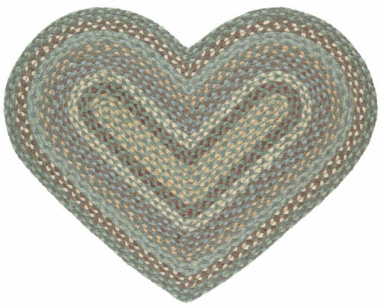 Seaspray Heart Rug