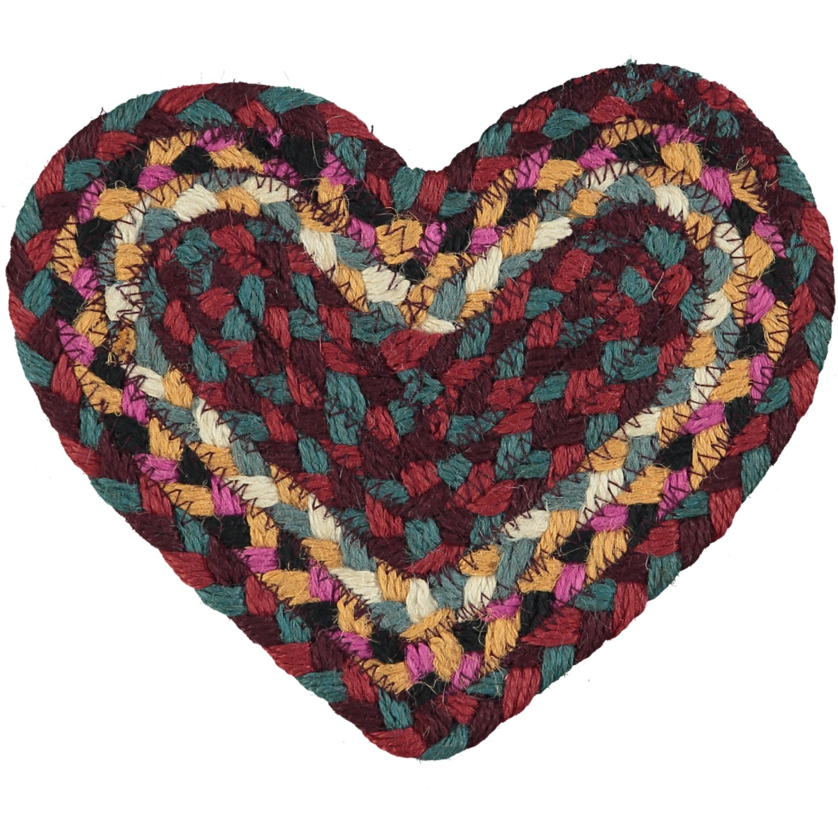 Jute Heart Coasters