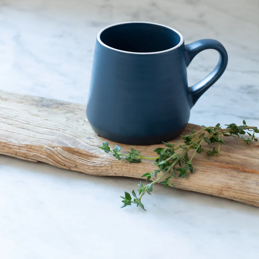 Stoneware Coffee Mug Cobalt Blue