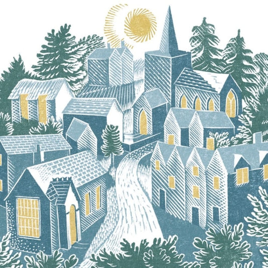 The Village Christmas Pack of 5 Cards