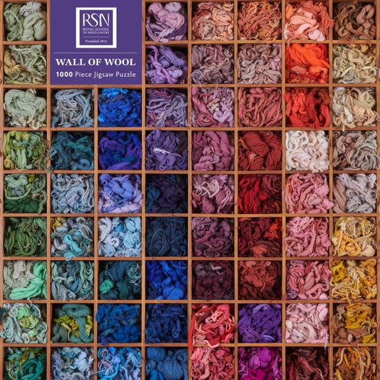 Royal School of Needlework: Wall of Wool 1000 Piece Jigsaw Puzzle
