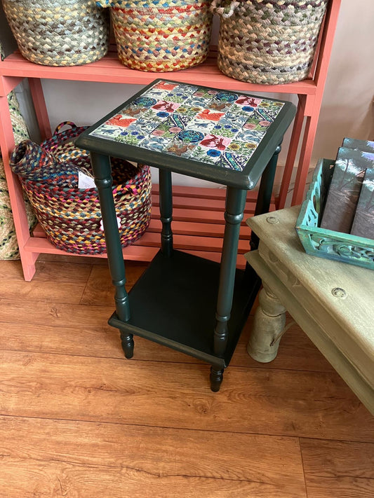 Occasional Table Painted in Knightsbridge Green Satin Paint