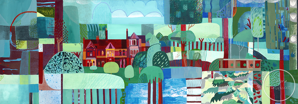 Highbury Hall and Park by Emma Hardicker