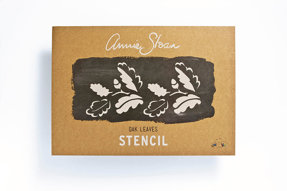 Annie Sloan Stencil Oak Leaves