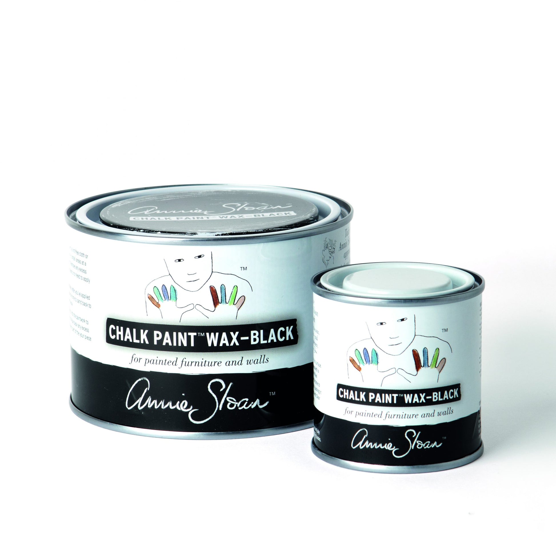 Black Chalk Paint Wax Group 500ml and 120ml