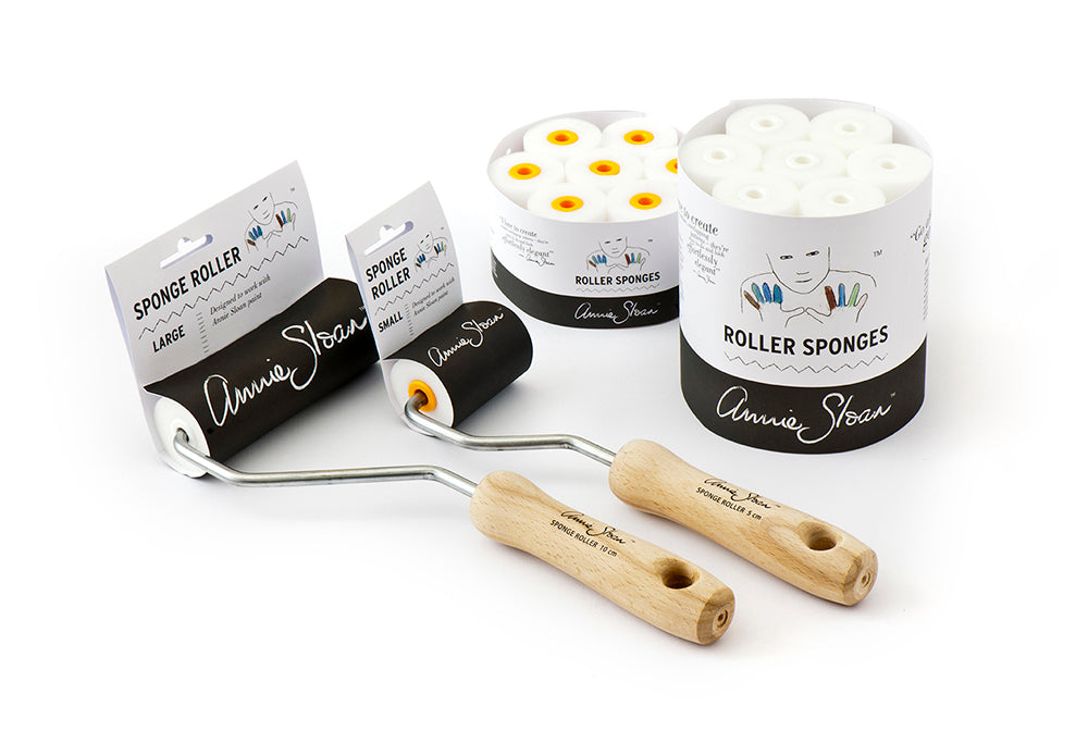 Sponge Rollers Large and Small with label and Sponge Refills
