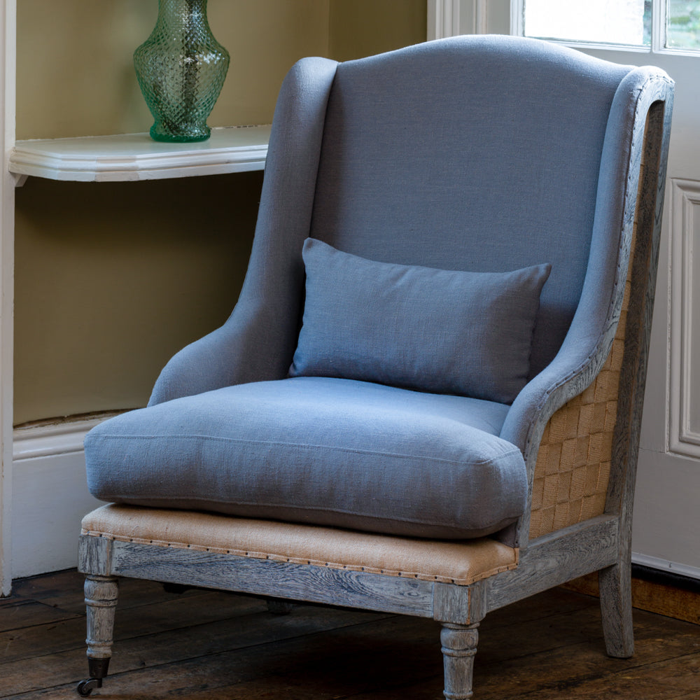 Swedish Blue Gustavian Chair
